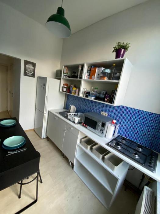 vue cuisine équipée pour deux