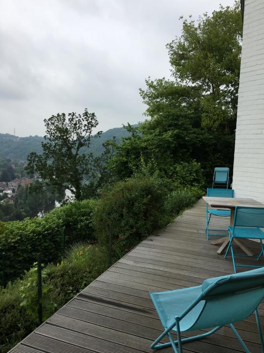 Terrasse meublée dans un site exeptionnel