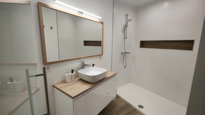 Nouvelle salle de bain du rez