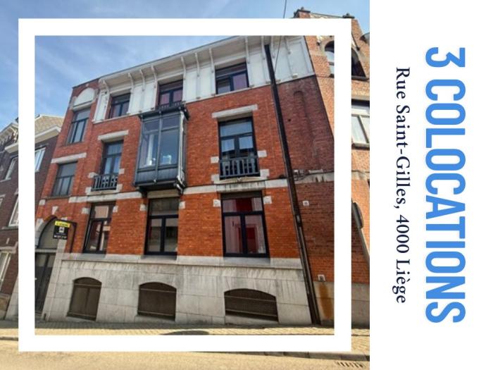 Colocation 75 m² à Liège Ville