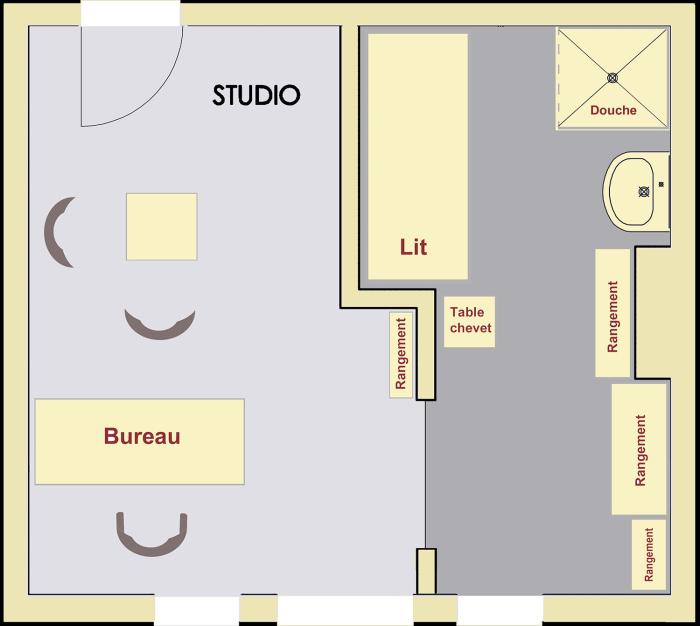 Studio 28 m² in Liege Fragnée / Val Benoît