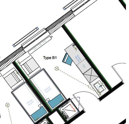 Chambre en résidence