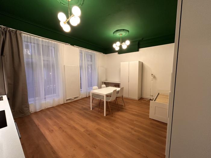 Vue depuis l’entrée