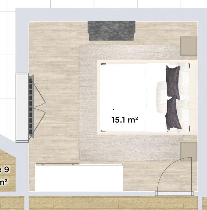 Plan chambre disponible