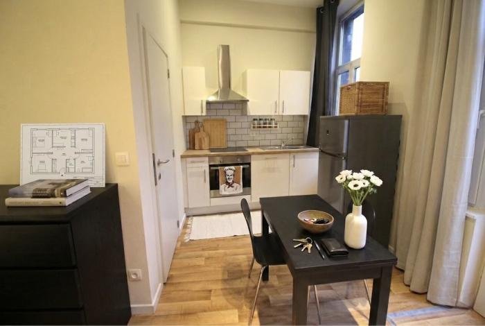 Studio 20 m² à Liège Outremeuse