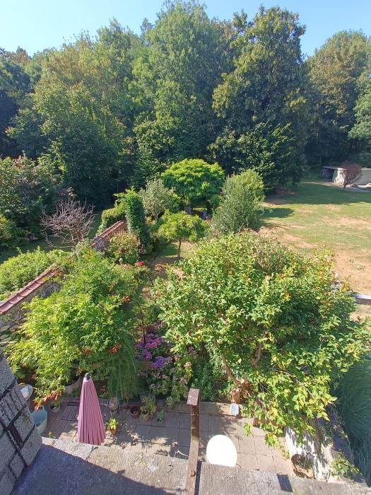Vue des chambres côté jardin