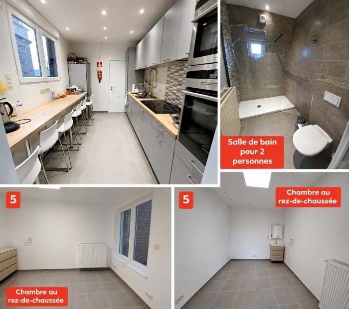 Kot 12 m² in Luik Grivegnée