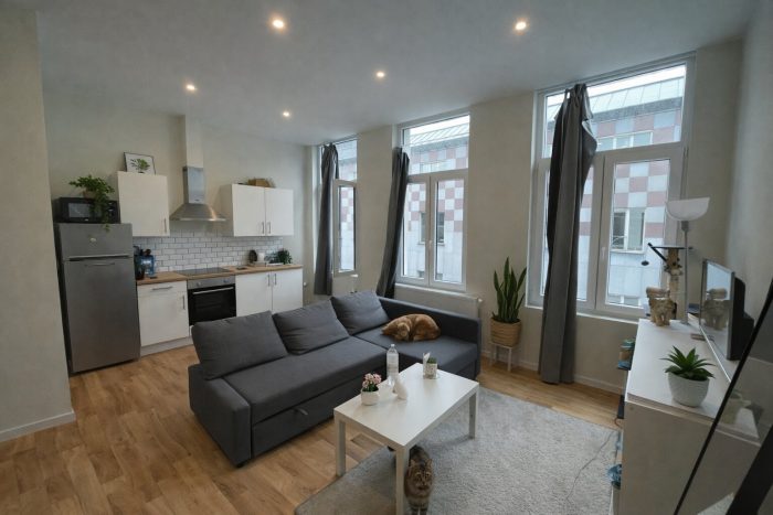 Appartement 45 m² à Liège Botanique / rue Saint-Gilles / Jonfosse