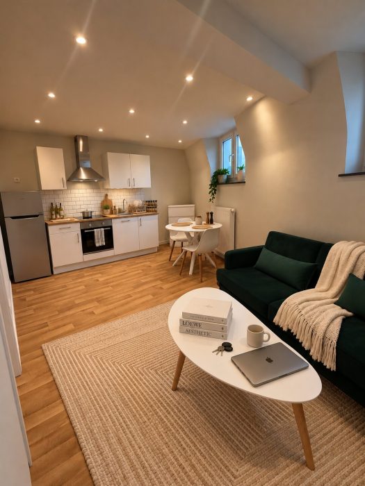 Appartement 35 m² in Luik Outremeuse