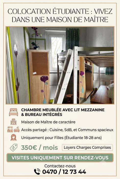 Kot chez l'habitant 10 m² à Liège Outremeuse