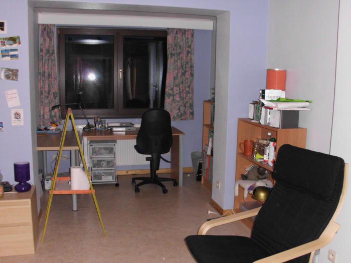 vue nocturne bureau