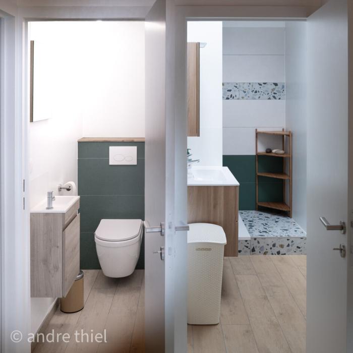 WC et sdb séparés