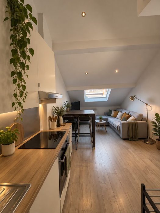 Appartement 50 m² in Luik Saint-Laurent / Sainte-Marguerite