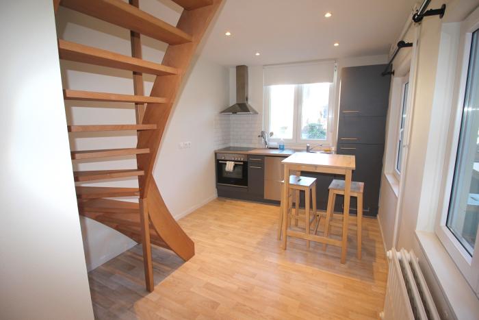 Appartement 40 m² à Liège Botanique / rue Saint-Gilles / Jonfosse