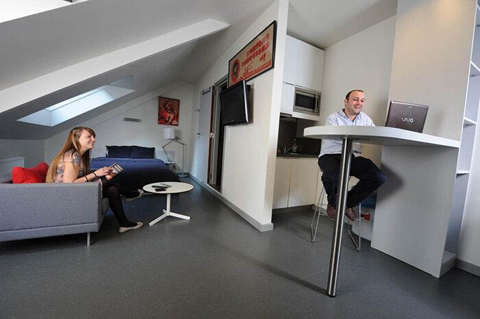 Chambre en résidence 22 m² à Liège Avroy / Guillemins