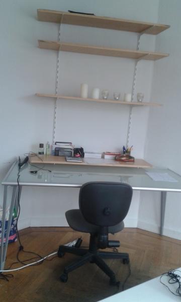 Chambre, espace bureau