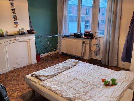 合租房 27 m² 在 Liege Botanique / rue Saint-Gilles / Jonfosse