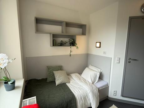 Chambre en résidence 12 m² à Liège Avroy / Guillemins
