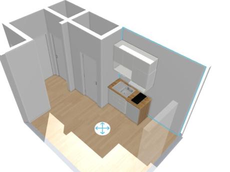 Studio 17 m² à Liège Botanique / rue Saint-Gilles / Jonfosse