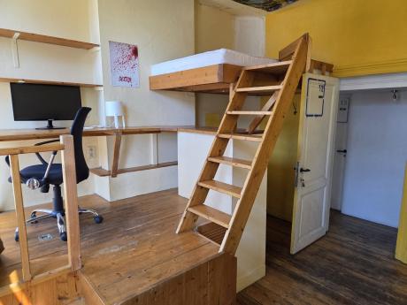合租房 27 m² 在 Liège Botanique / rue Saint-Gilles / Jonfosse