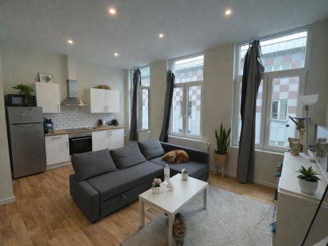 Appartement 45 m² à Liège Botanique / rue Saint-Gilles / Jonfosse