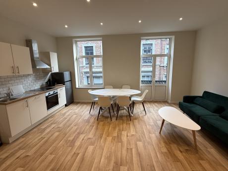 Appartement 90 m² à Liège Botanique / rue Saint-Gilles / Jonfosse