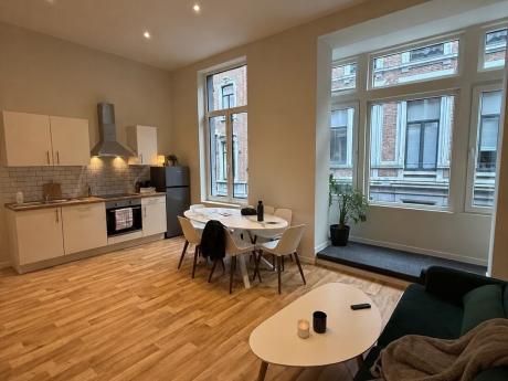Appartement 90 m² à Liège Botanique / rue Saint-Gilles / Jonfosse
