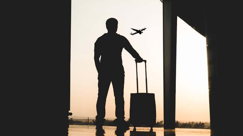 arrivée à l'aéroport